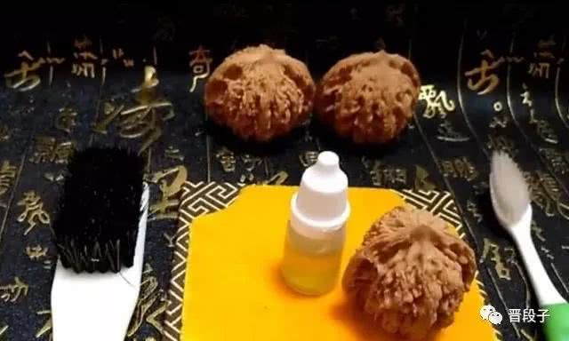 文玩核桃快速上色包漿法，最后一招厲害了
